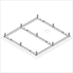 Sanplast Vázszerkezet STS-088 Vázszerkezet Spaceés Open tálcához