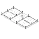 Sanplast Vázszerkezet STS-100 Vázszerkezet Spaceés Open tálcához