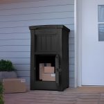 Parcel boksz műanyag csomag tároló grafit - Image 5