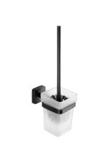 Roltechnik QUATTRO WC kefe tartó, üveg, fali - Image 2