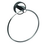 Roltechnik OPTIMO BLACK Törölközőtartó, kerek