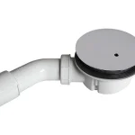 Sanplast A0041Zuhanytálca szifon, 6cm magas, króm Szifon