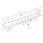 Linea burkolható zuhanyfolyóka 70 - Image 16