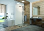 Sanplast P/FREE-II Walk-in zuhanyfal - Image 2