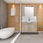 Bianca Plus 105 komplett fürdőszobabútor, sonoma tölgy színben - Image 3