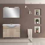 Bianca Prime 105 komplett fürdőszobabútor, sonoma tölgy színben - Image 8