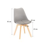 Silla étkezőszék szürke színben - Image 14