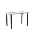 Riona 120 cm szögletes üveg étkezőasztal fekete - Image 11