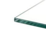 Berna 140 cm szögletes üveg étkezőasztal transparent - Image 6