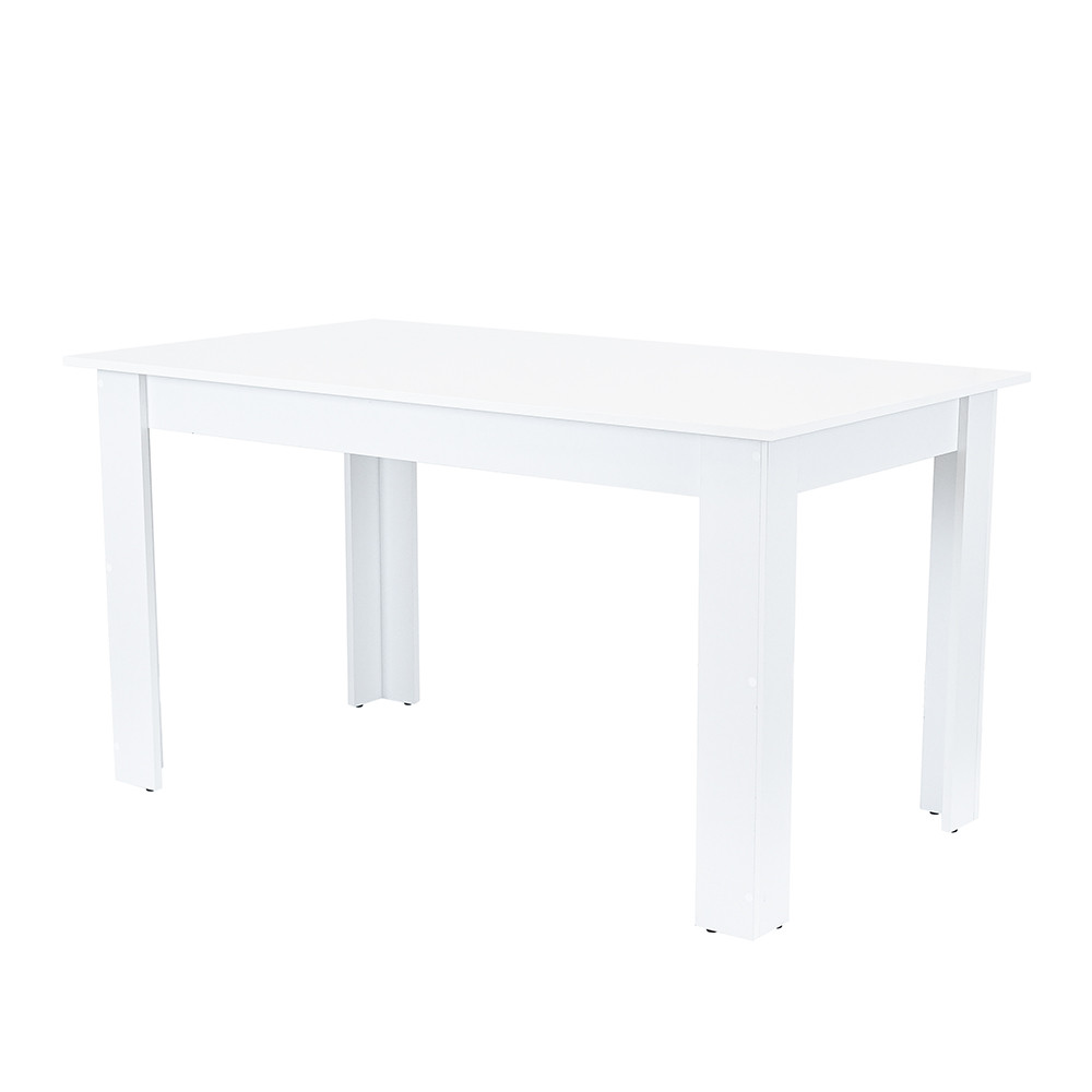 LYET140F-1 Yorki Standard étkezőasztal 140x80 cm fehér - Image 1
