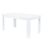 Yorki Standard étkezőasztal 160x90 cm fehér - Image 8