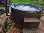 MÁLTA 6 SZEMÉLYES INTEGRÁLT KÁLYHÁS ÜVEGSZÁLAS DÉZSAFÜRDŐ THERMOTETŐVEL, WELLNESS CSOMAGBAN - Image 3