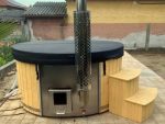 MÁLTA 6 SZEMÉLYES INTEGRÁLT KÁLYHÁS ÜVEGSZÁLAS DÉZSAFÜRDŐ THERMOTETŐVEL, WELLNESS CSOMAGBAN - Image 12