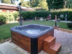 MONACO OUT THERMOWOOD KÜLSŐ KÁLYHÁS NÉGYSZÖG ALAKÚ AKRIL DÉZSAFÜRDŐ - Image 4