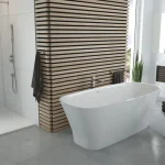 Sanplast WOW-M/Natur Fürdőkád, öntött márvány,egybeöntött kádtest