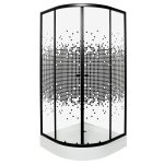 Pixel Black 80 íves zuhanykabin zuhanytálcával - Image 13