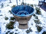 PEARL 6 SZEMÉLYES AKRIL DÉZSAFÜRDŐ SAVÁLLÓ KÜLSŐ KÁLYHÁVAL, THERMO TETŐVEL
