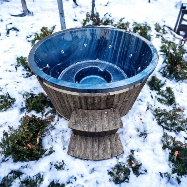 PEARL 6 SZEMÉLYES AKRIL DÉZSAFÜRDŐ SAVÁLLÓ KÜLSŐ KÁLYHÁVAL, THERMO TETŐVEL