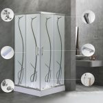 Spirit BAMBOO 90x90 szögletes zuhanykabin, erősített akril zuhanytálcával - Image 16