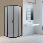 Tiara Gold 90 íves zuhanykabin tálca nélkül - Image 12