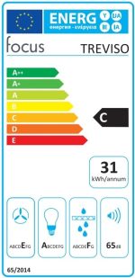 Treviso konyhai páraelszívó 60 cm széles - Image 3