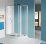 Sanplast kpl-L-KP4/TX5b balos Zuhanykabin szett, aszimmetrikus