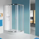 Sanplast kpl-L-KP4/TX5b balos Zuhanykabin szett, aszimmetrikus