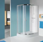 Sanplast kpl-P-KP4/TX5b Zuhanykabin szett, aszimmetrikus