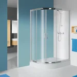 Sanplast kpl-P-KP4/TX5b Zuhanykabin szett, aszimmetrikus