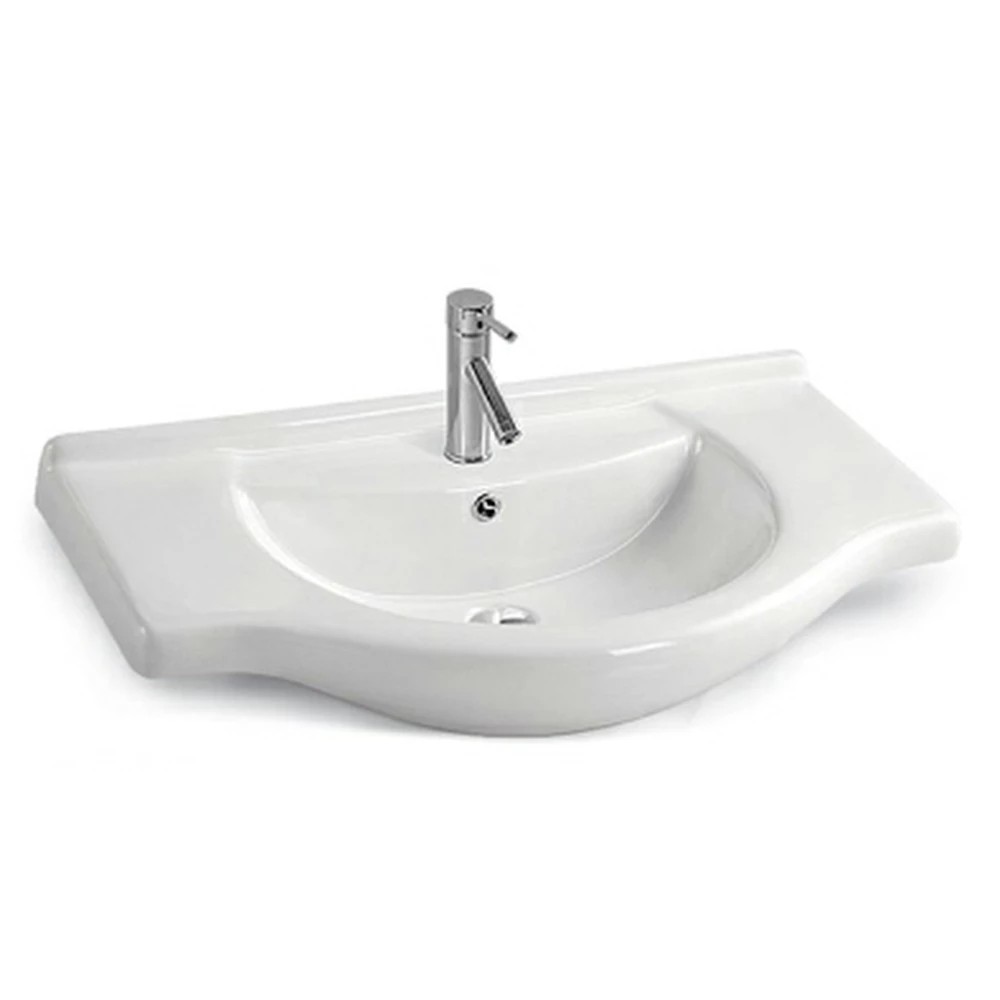 V75 V75 szárnyas kerámia mosdó 75x48 cm - Image 1