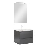 Vario Clam 60 komplett fürdőszoba bútor antracit-antracit - Image 20