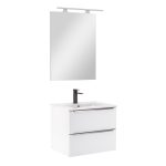 Vario Trim 60 komplett fürdőszoba bútor fehér-fehér - Image 8