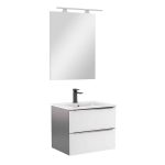 Vario Trim 60 komplett fürdőszoba bútor antracit-fehér - Image 8