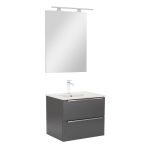 Vario Clam 60 komplett fürdőszoba bútor antracit-antracit - Image 386