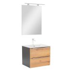 Vario Clam 60 komplett fürdőszoba bútor antracit-antracit - Image 407