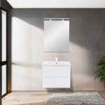 Vario Clam 60 komplett fürdőszoba bútor antracit-antracit - Image 287