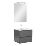 Vario Clam 60 komplett fürdőszoba bútor antracit-antracit - Image 200