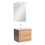 Vario Clam 60 komplett fürdőszoba bútor antracit-antracit - Image 646