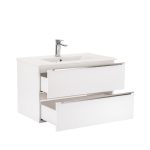 Vario Trim 80 komplett fürdőszoba bútor fehér-fehér - Image 8
