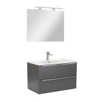 Vario Trim 80 komplett fürdőszoba bútor antracit-antracit - Image 9