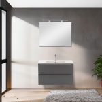 Vario Trim 80 komplett fürdőszoba bútor antracit-antracit - Image 13