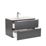 Vario Trim 80 komplett fürdőszoba bútor antracit-antracit - Image 8