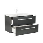 Vario Clam 80 komplett fürdőszoba bútor antracit-antracit - Image 8