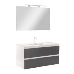 Vario Clam 60 komplett fürdőszoba bútor antracit-antracit - Image 244