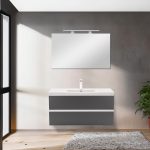 Vario Clam 60 komplett fürdőszoba bútor antracit-antracit - Image 247