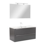 Vario Trim 100 komplett fürdőszoba bútor antracit-antracit - Image 9