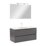Vario Clam 60 komplett fürdőszoba bútor antracit-antracit - Image 319