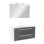 Vario Clam 60 komplett fürdőszoba bútor antracit-antracit - Image 97