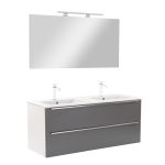 Vario Trim 120 komplett fürdőszoba bútor fehér-antracit - Image 9