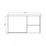 WI01-10 Walker walk in zuhanyfal 100x195 cm, 8mm-es üveggel - Image 17